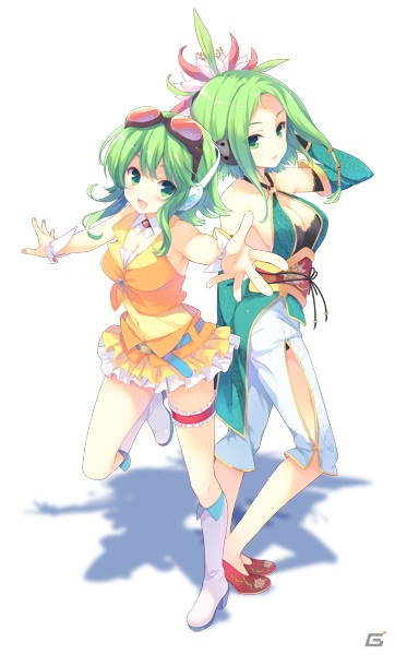 PSP「Megpoid the music♯」小原トメ太氏による通常版パッケージイラストを公開！2種類の衣装をまとったキュートなGUMIに注目の画像2