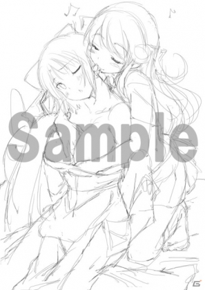 PS Vita「閃乱カグラ SHINOVI VERSUS -少女達の証明-」店舗別購入特典・描き下ろしイラストラフ画を公開の画像2