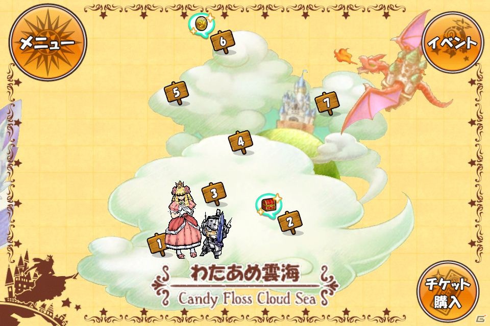 iOS/Android「ケリ姫スイーツ」新エリアや新キャラクターなどを追加する初の大型アップデートが実施の画像2