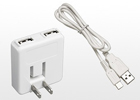 デイテル・ジャパン、Wii U GamePad用USBケーブルが付属した充電ACアダプタ「ツインUSB ACアダプタ」を12月19日に発売