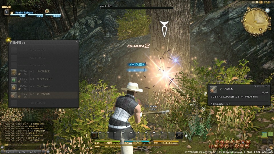 「ファイナルファンタジーXIV： 新生エオルゼア」公式サイトにてαテストバージョンの 「採集・製作」動画を公開の画像4