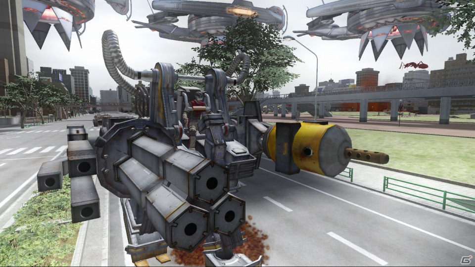 PS3/Xbox 360「地球防衛軍4」対フォーリナー用に開発された搭乗兵器を紹介―進化した最強のバトルマシン「新型［BM03ベガルタ］」も登場！の画像28