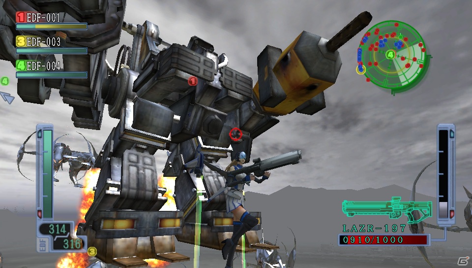 PS3/Xbox 360「地球防衛軍4」対フォーリナー用に開発された搭乗兵器を紹介―進化した最強のバトルマシン「新型［BM03ベガルタ］」も登場！の画像31