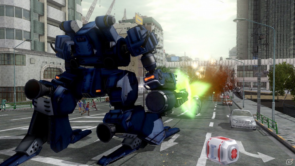 PS3/Xbox 360「地球防衛軍4」対フォーリナー用に開発された搭乗兵器を紹介―進化した最強のバトルマシン「新型［BM03ベガルタ］」も登場！の画像35