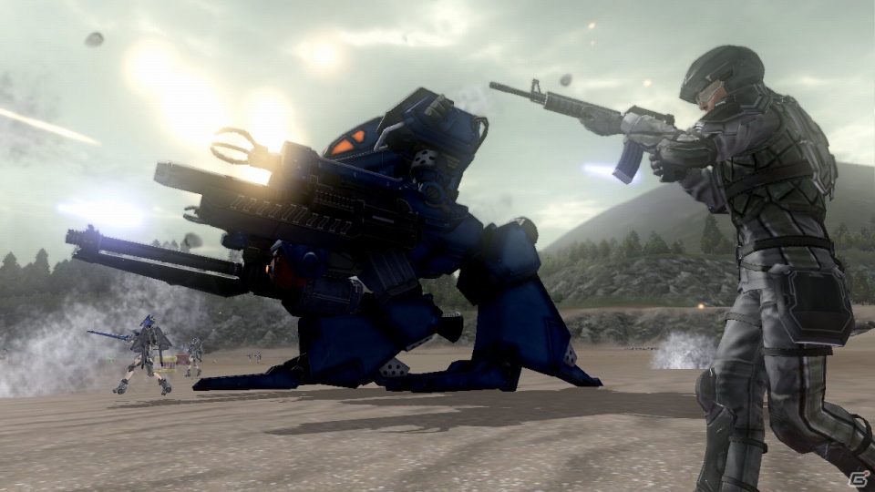 PS3/Xbox 360「地球防衛軍4」対フォーリナー用に開発された搭乗兵器を紹介―進化した最強のバトルマシン「新型［BM03ベガルタ］」も登場！の画像37