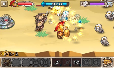 ペルシャの大軍勢を迎え撃つアクションディフェンスゲーム「スパルタの栄光」Android版が配信の画像3