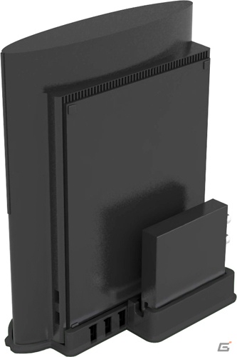 新型PS3本体（CECH-4000シリーズ）とトルネをまとめて縦置きできるスタンド「CYBER・縦置きスタンドPlus2（PS3・torne用）」が発売の画像6
