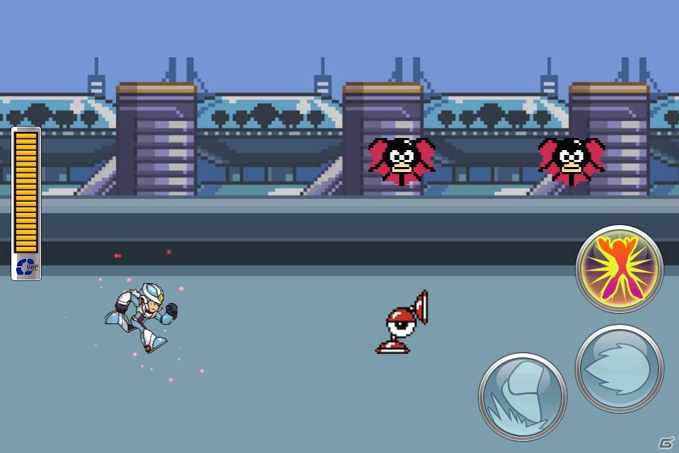 iOS「ロックマン Xover」懐かしいドット絵＆8bitサウンドステージを追加！さらに25周年記念キャンペーンも実施中の画像2