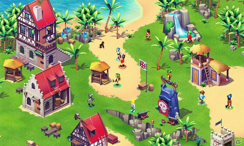 「プレイモービル パイレーツ」Android版の配信が本日12月21日より開始―海賊基地を作って伝説の黒ひげを倒そうの画像3