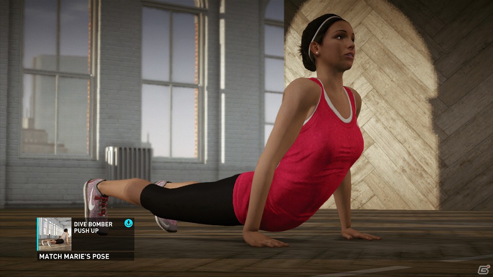 Xbox 360「Nike＋Kinectトレーニング」追加ダウンロードコンテンツ「速攻集中！上半身と体幹」12月26日に配信の画像3