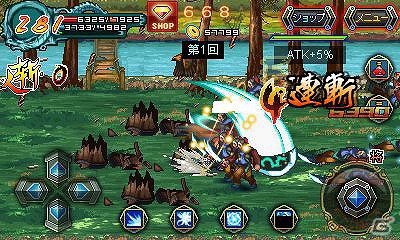斬って斬って斬りまくる爽快横スクロールアクション！Android「激戦！三国BRAVE」Google Playにて配信開始の画像4