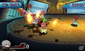「ブレイブルー クロノファンタズマ」のキャラクターが大暴れ！3DS「ぶれいぶるー くろーんふぁんたずま」本日12月26日より配信開始の画像23