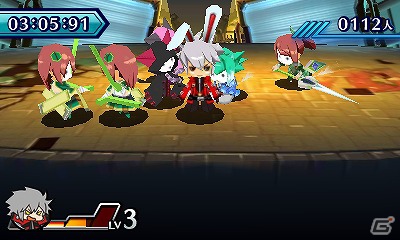 「ブレイブルー クロノファンタズマ」のキャラクターが大暴れ！3DS「ぶれいぶるー くろーんふぁんたずま」本日12月26日より配信開始の画像13