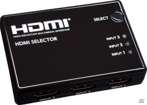 HDMI対応のゲーム機などを最大3台接続できるリモコン付きHDMIセレクター「CYBER・HDMIセレクター（PS3／Wii U用）」を発売の画像2