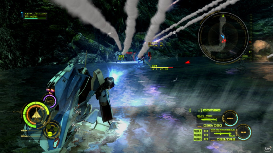PS3「マクロス30～銀河を繋ぐ歌声～」河森正治氏描き下ろしの新バルキリー「VF-30」のゲーム画面が到着！サブクエストや2種類の操作タイプも紹介の画像17