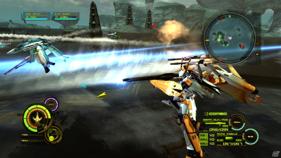 PS3「マクロス30～銀河を繋ぐ歌声～」河森正治氏描き下ろしの新バルキリー「VF-30」のゲーム画面が到着！サブクエストや2種類の操作タイプも紹介の画像35