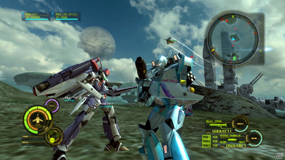 PS3「マクロス30～銀河を繋ぐ歌声～」河森正治氏描き下ろしの新バルキリー「VF-30」のゲーム画面が到着！サブクエストや2種類の操作タイプも紹介の画像39
