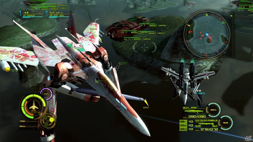PS3「マクロス30～銀河を繋ぐ歌声～」河森正治氏描き下ろしの新バルキリー「VF-30」のゲーム画面が到着！サブクエストや2種類の操作タイプも紹介の画像43