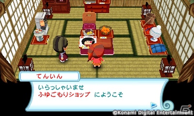3DS「とんがりボウシと魔法の町」毎月新しいお店が楽しめる「月間お店配信」が2013年1月よりスタート！第1弾は「ふゆごもりショップ」の画像2