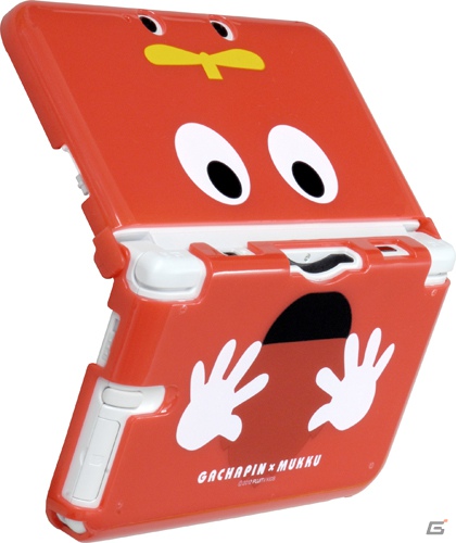 サイバーガジェット、ガチャピン＆ムックをモチーフにした3DSLL用アクセサリーを12月29日に発売の画像6