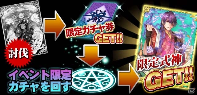 GREE/mixi「陰陽師」期間限定イベント「凶邪神戦～精霊の救済」開催―福くじ付きレア式神ガチャの更新もの画像4