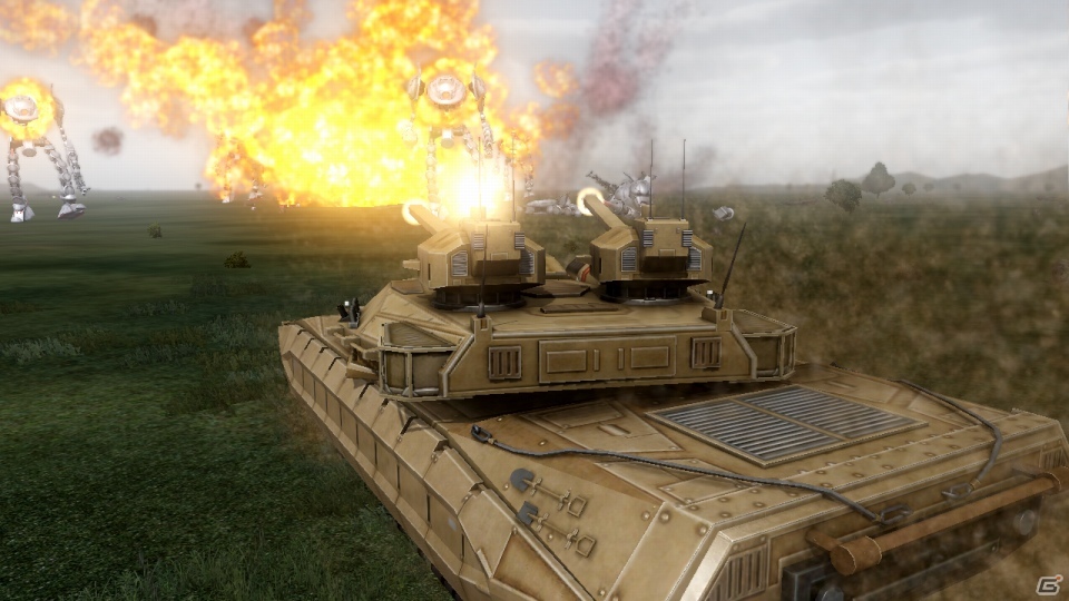 再び出現したマザーシップに挑め―PS3/Xbox 360「地球防衛軍4」複数人で搭乗できる新兵器やエアレイダーの能力が見られるPVを公開の画像31