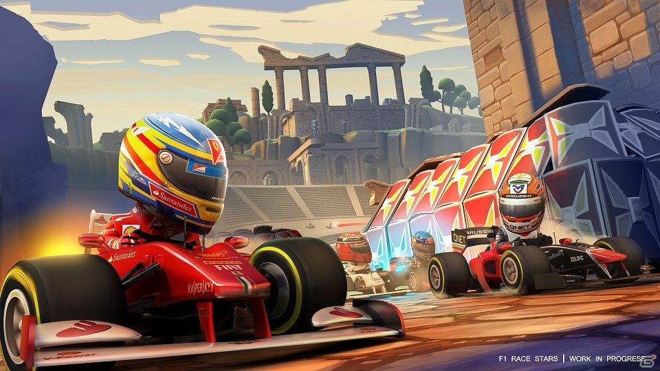 PS3/Xbox 360「F1 RACE STARS」の公式サイトがオープン！サーキットに用意された多彩な仕掛けや最新スクリーンショットを公開の画像4