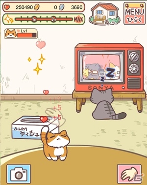 iOS「ねこ村」1月15日よりApp Storeにて配信開始！にゃんこ型イヤホンジャックカバー「Iキャット」でおなじみのにゃんこと遊ぼうの画像14