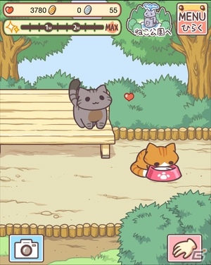iOS「ねこ村」1月15日よりApp Storeにて配信開始！にゃんこ型イヤホンジャックカバー「Iキャット」でおなじみのにゃんこと遊ぼうの画像4