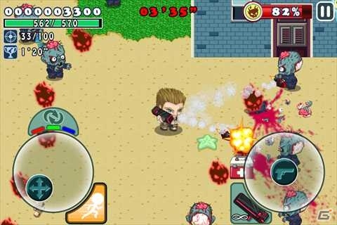 迫り来るゾンビを撃退せよ！iOS向け超銃乱射シューティング「生存シューティング-Alive4ever-」App Storeにて配信開始の画像7