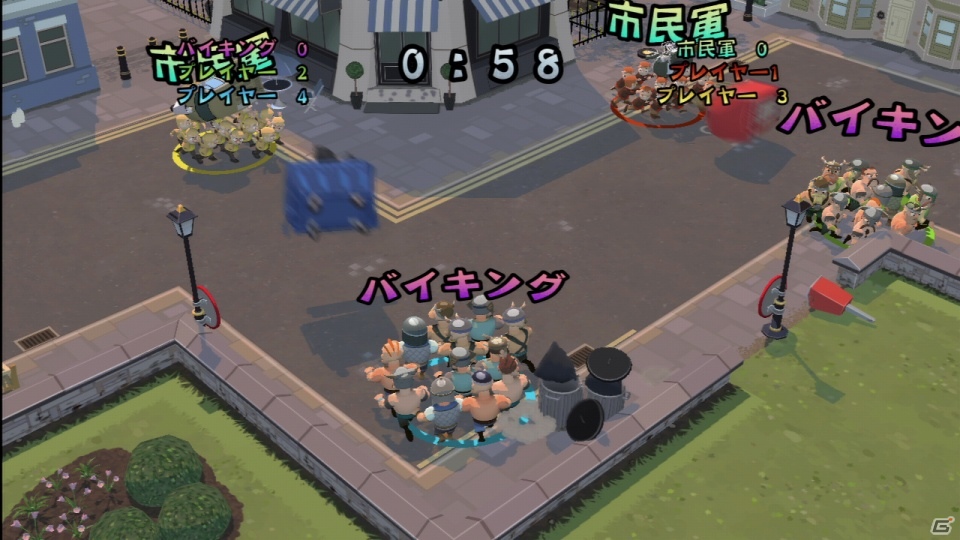 突然現れたバイキングに何でもかんでも投げつけろ！PS3/PS Vita「バイキングぽいぽい！！」が2月7日に発売決定の画像175
