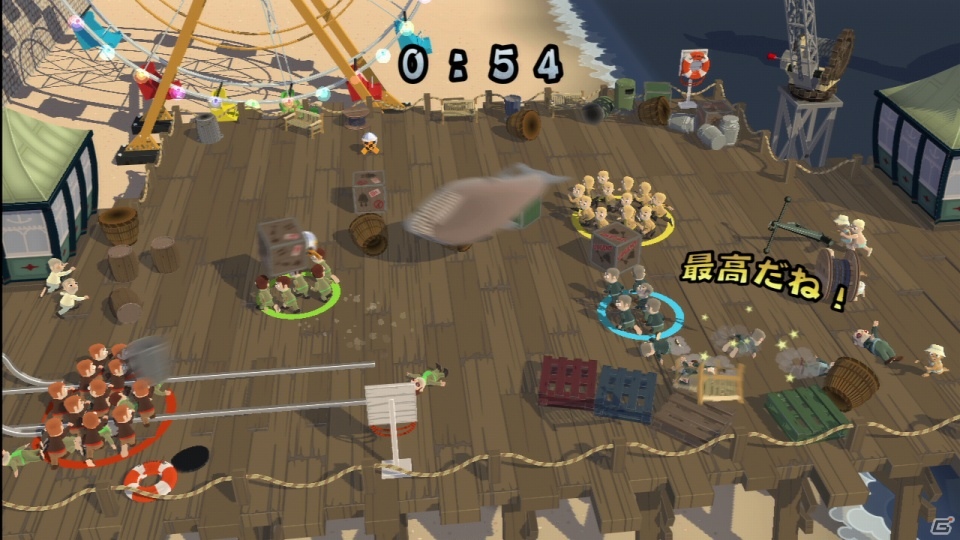 突然現れたバイキングに何でもかんでも投げつけろ！PS3/PS Vita「バイキングぽいぽい！！」が2月7日に発売決定の画像96