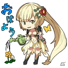 iPhone「女神クロニクル」人気のアスールが再びもらえるランキングイベント実施！チャット＆無料スタンプ機能を追加の画像4
