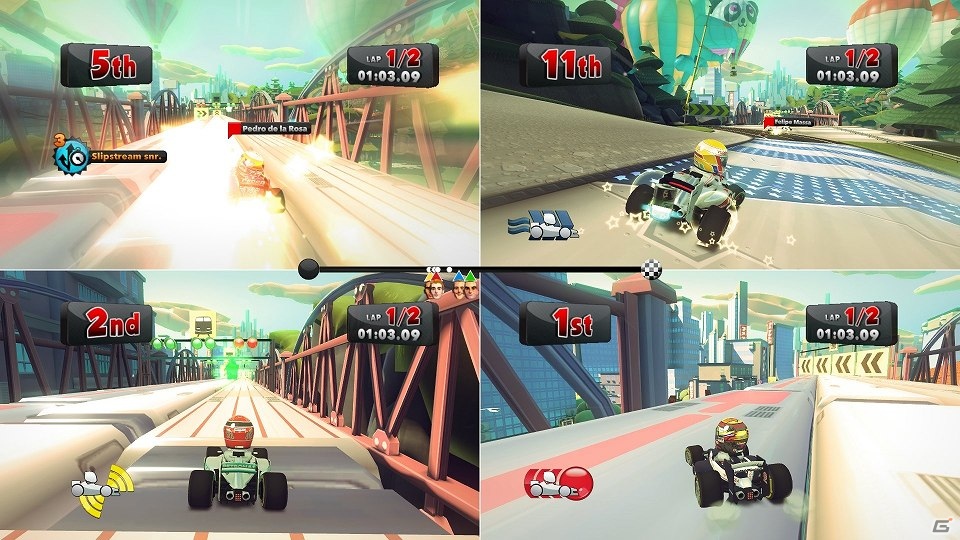 PS3/Xbox 360「F1 RACE STARS」ゲームプレイ映像が初公開！スクリーンショットも更新の画像11