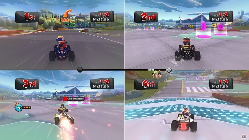 PS3/Xbox 360「F1 RACE STARS」ゲームプレイ映像が初公開！スクリーンショットも更新の画像12