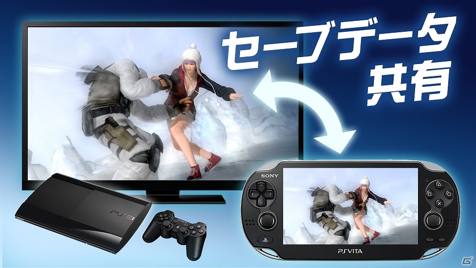 PS Vita「DEAD OR ALIVE 5 PLUS」クロスプラットフォーム機能に対応