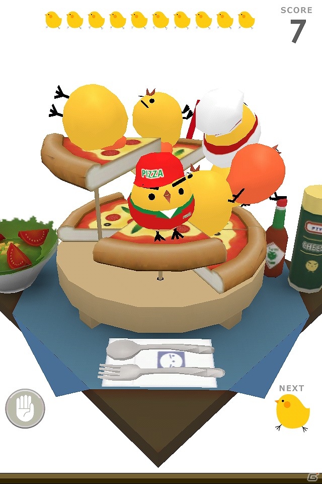 iOS/Android「ぴよ盛り」第6弾ステージ「ピザ編」が配信開始！今春には新バージョンアプリも登場予定の画像5