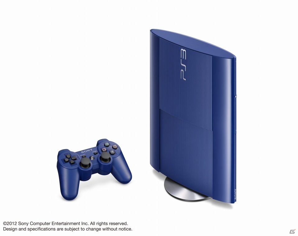 HDD250GBを搭載したプレイステーション3の新色「アズライト・ブルー」＆「ガーネット・レッド」が2月28日より数量限定で発売決定の画像1