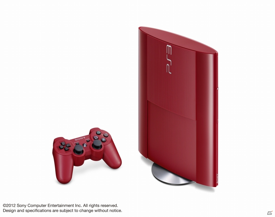 HDD250GBを搭載したプレイステーション3の新色「アズライト・ブルー」＆「ガーネット・レッド」が2月28日より数量限定で発売決定の画像2