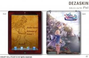 「トトリのアトリエPlus～アーランドの錬金術士2～」のiPad用スキンシールが2月28日に発売―トトリをメインにした3種類のデザインが登場の画像3