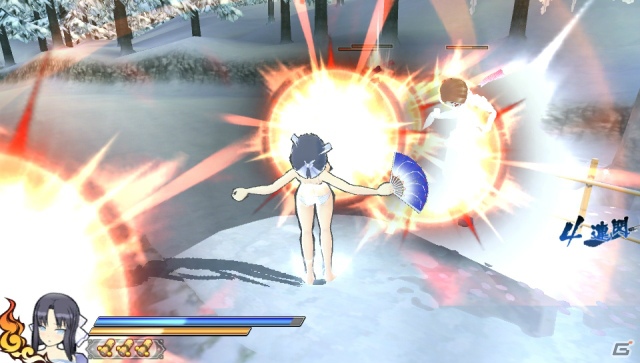 PS Vita「閃乱カグラ SHINOVI VERSUS -少女達の証明-」雪泉の笑顔が眩しい先着購入特典の完成版イラストを紹介！自分好みのスタイルで戦う「陰陽変華」の内容も紹介の画像11