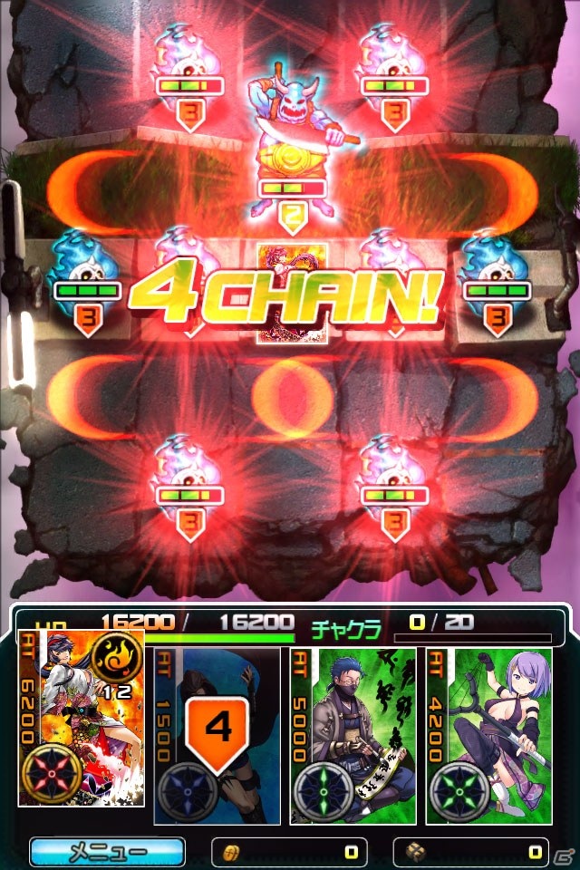 iOS用パズルカードバトル「忍者アームズ」1月28日より配信開始！スペシャルカードのシリアルを大公開！の画像6