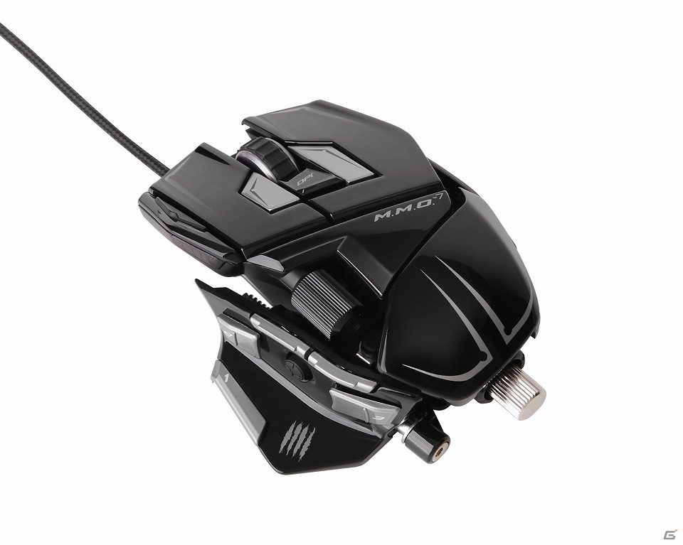 マッドキャッツ、ゲーミングマウス「Cyborg M.M.O.7」の新色「グロスブラック」を2月22日に発売の画像5
