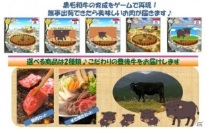 iPhone/Android「畑っぴ」黒毛和牛「豊後牛」の肉製品が自宅に届く「和牛育成」バージョンが登場の画像1