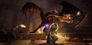 PS3/Xbox 360「ドラゴンズドグマ：ダークアリズン」新エリア「黒呪島」に出現する「カースドラゴン」や凶暴なモンスターを呼ぶ「死体沸き」を紹介の画像4