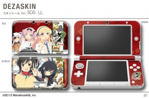 閃乱カグラ Burst -紅蓮の少女達-」3DS用/3DS LL用デザスキン