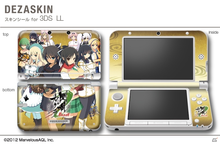「閃乱カグラ Burst -紅蓮の少女達-」3DS用/3DS LL用デザスキンおよびiPhone/Android用デザジャケットが2月28日に発売の画像4