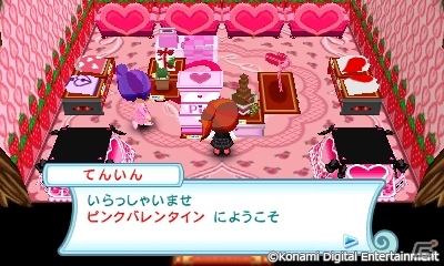 3DS「とんがりボウシと魔法の町」2月のお店「ピンクバレンタイン」配信開始＆2月4日からはイオンでバレンタインボックスなどが手に入るキャンペーンも実施の画像2