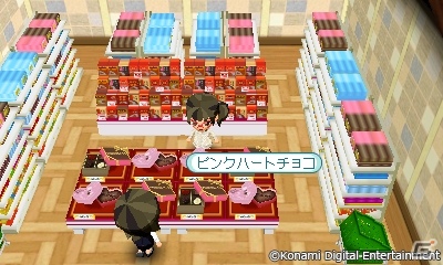 3DS「とんがりボウシと魔法の町」2月のお店「ピンクバレンタイン」配信開始＆2月4日からはイオンでバレンタインボックスなどが手に入るキャンペーンも実施の画像4