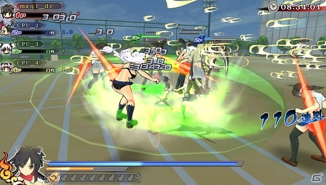 PS Vita「閃乱カグラ SHINOVI VERSUS -少女達の証明-」熱く激しい戦いが楽しめるネットワーク対戦を紹介！焔役・喜多村英梨さんのボイスも公開の画像2